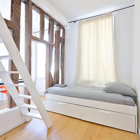 Appartement Mezzanine Quartier Chatelet Les Halles 4 Free Netflix Paris Exterior foto